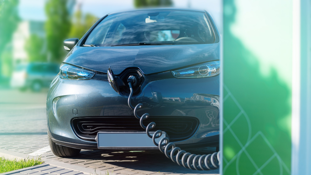 17715 Electric vehicle getting charged  About Kentures | OZEV Approved EV Charger Manufacturer  Installer